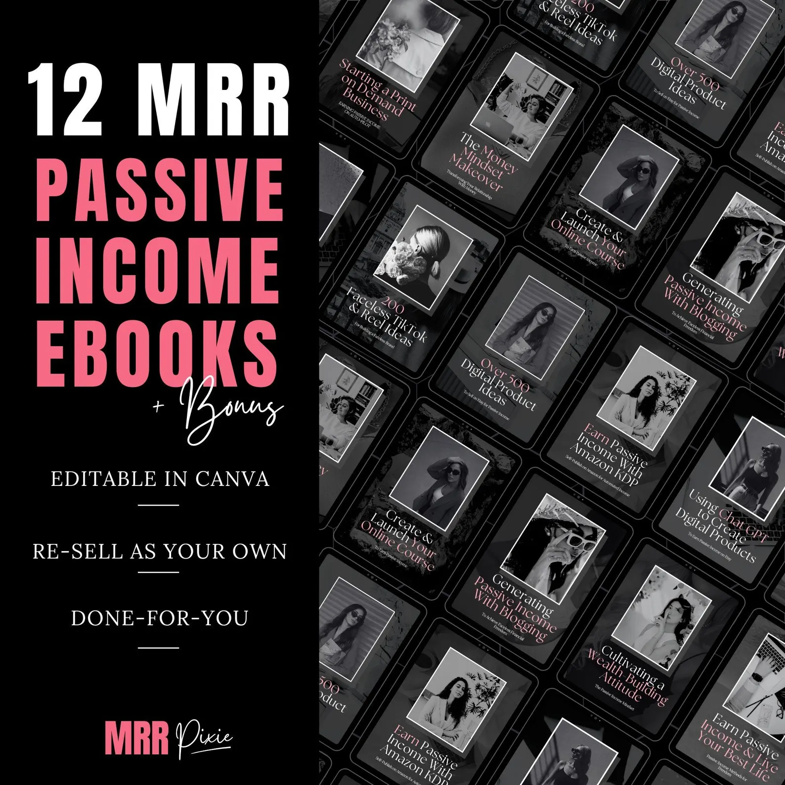 Passive Income Powerhouse: MRR & PLR eBook Bundle