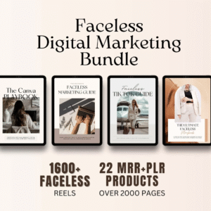 22 Complete Faceless Digital Marketing Products (DFY + MRR)