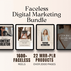 22 Complete Faceless Digital Marketing Products (DFY + MRR)