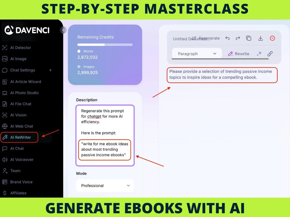 Generate a Complete eBook with AI | Step-by-Step Masterclass with Videos - Image 2