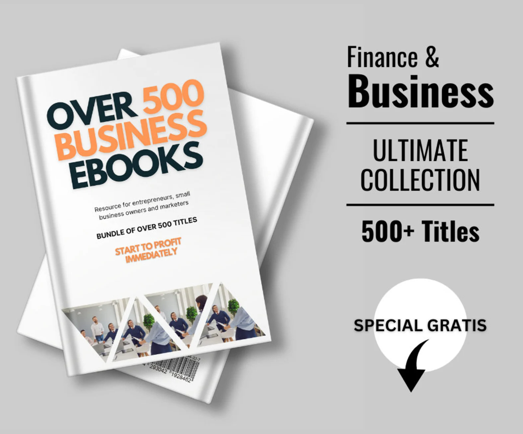 PLR Over 500 Premium Business eBooks Pack Collection + GRATIS Business Emails Pack | eBooks Bundle - Image 3
