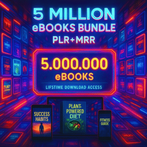 5M eBooks Mega Bundle: PLR, MRR & Resell Rights — Build Passive Income Fast