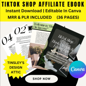 TikTok Shop Affiliate Hooks and Scripts | Monetize TikTok | MRR & PLR