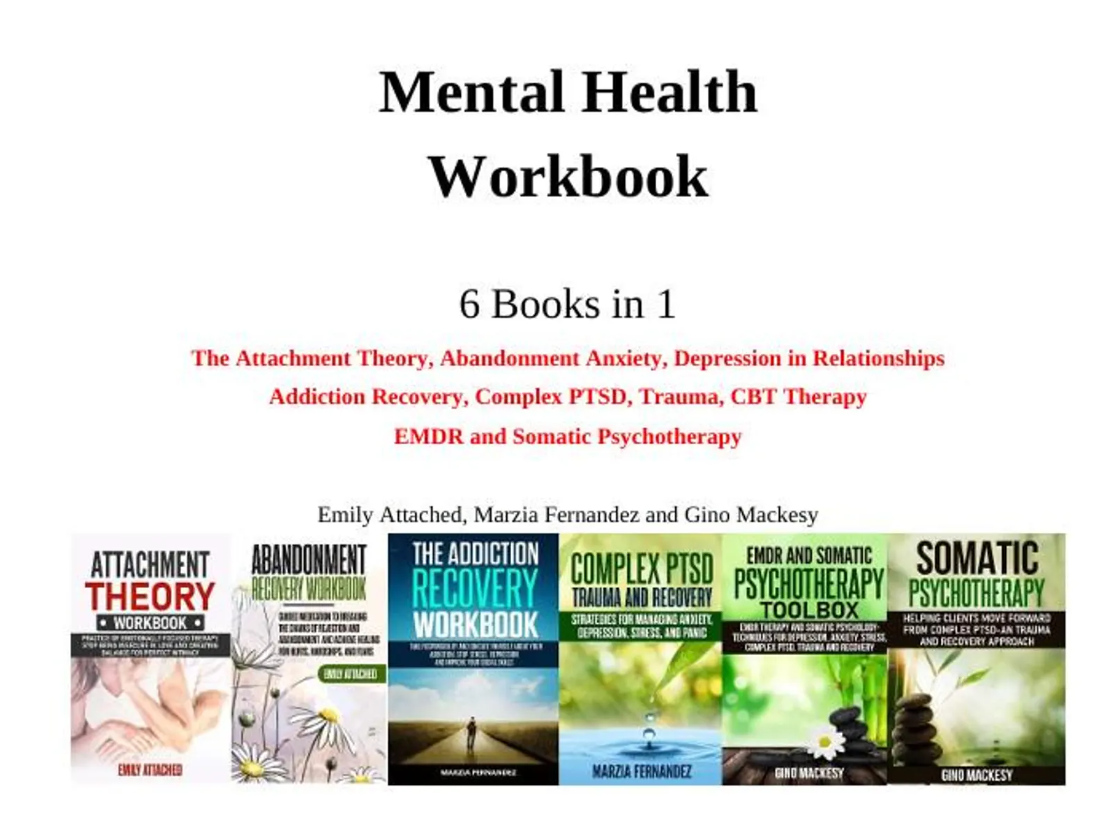 Mental Health Workbook 6 Books in 1 The Attachment Theory - Image 2